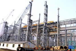 新首鋼工程加緊施工 建筑安裝工程全面推進